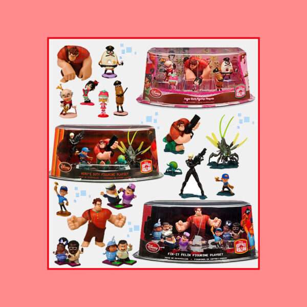 Disney Original Wreck-It Ralph 3 Parts Set